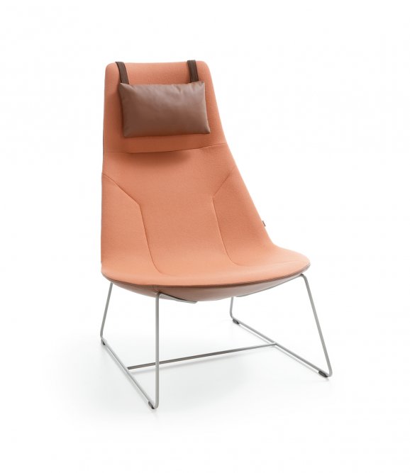 Cybil Lounge Chair - Polo Club Kohl Grey 105018 