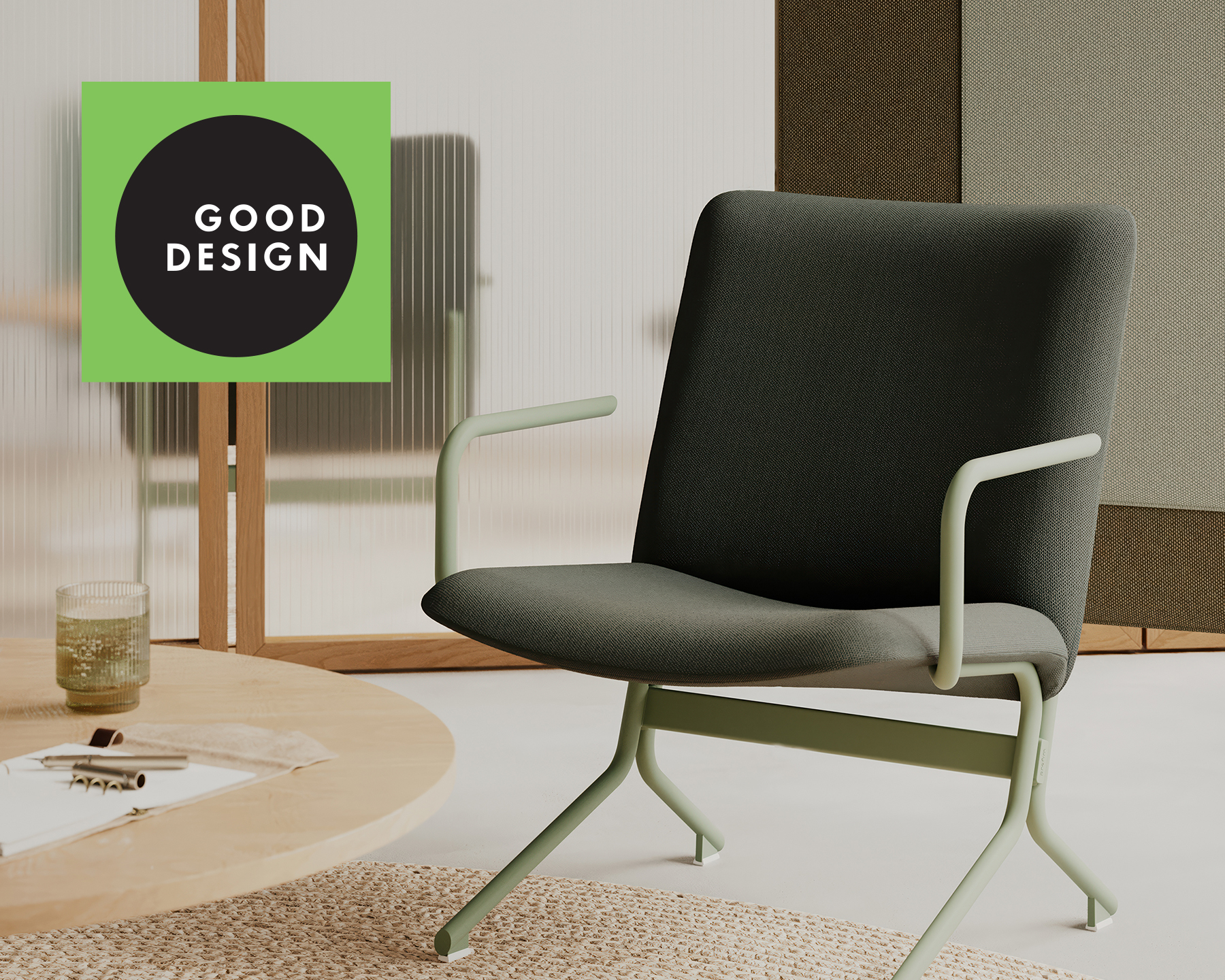 Snap chair wins Green Good Design® Sustainability Award 2025 for
